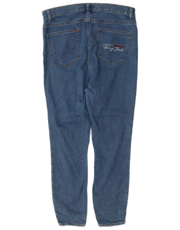Tommy Hilfiger Ženske uske traperice visokog struka US 14 XL W34 L27 Plave