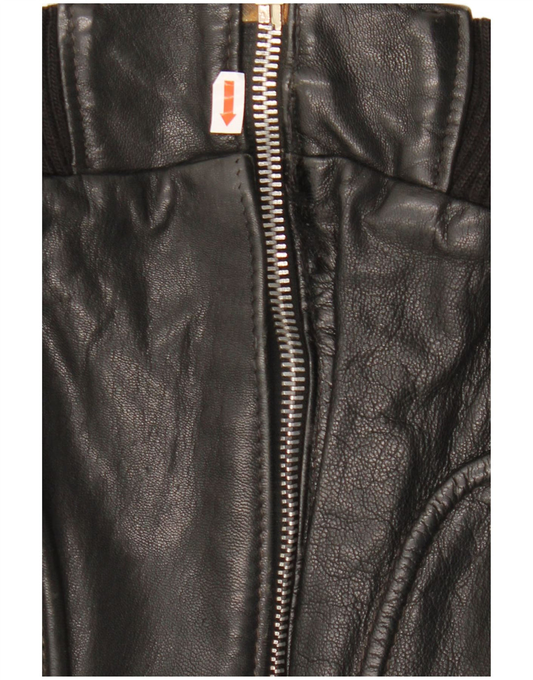 VINTAGE muška kožna jakna UK 40 velika crna koža