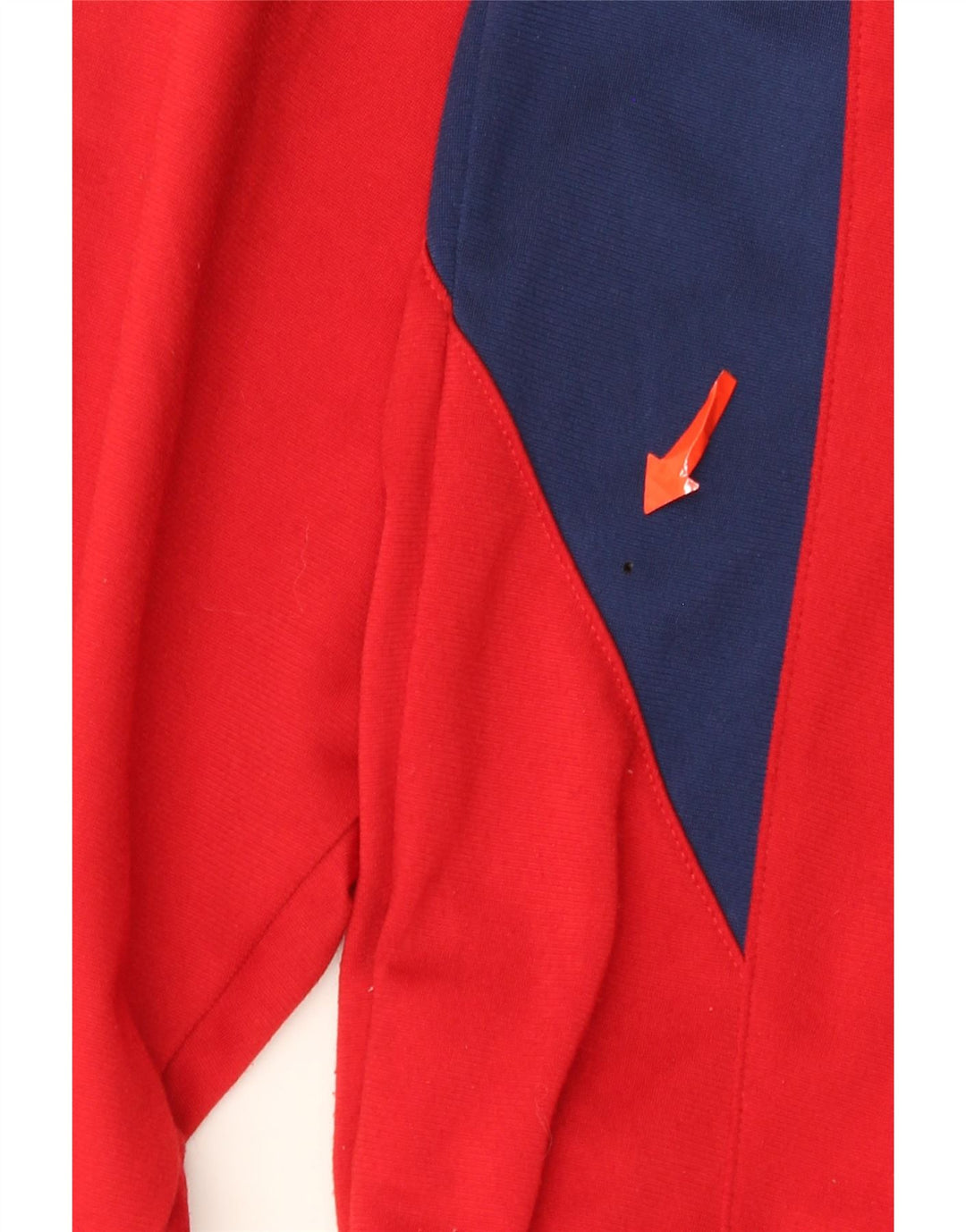 Adidas muška trenirka gornja jakna UK 46/48 XL crveno prugasti poliester