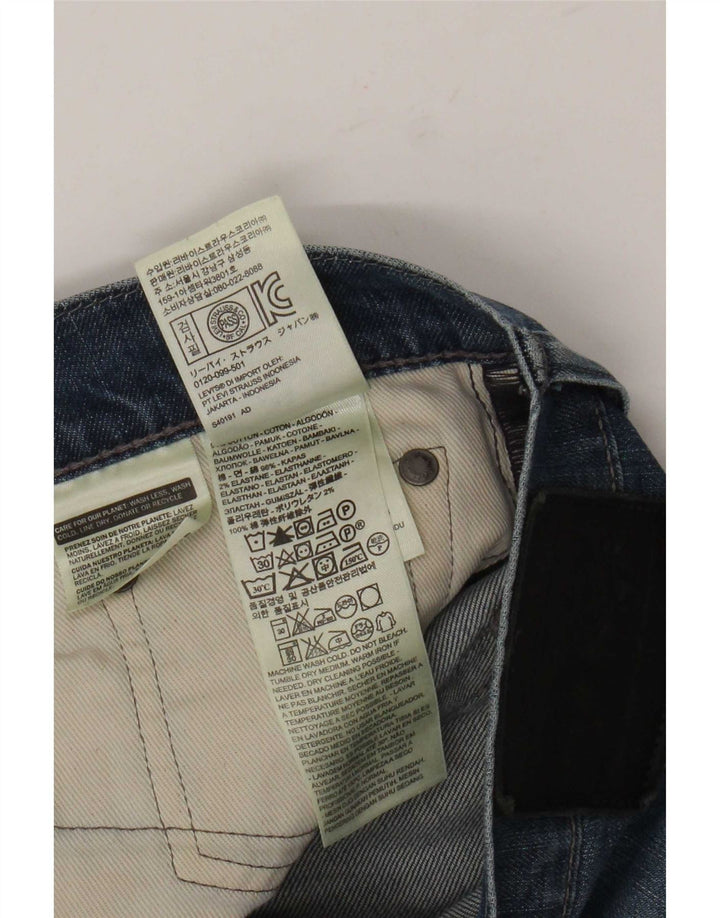 Levi's muške uske traperice W33 L34 plavi pamuk