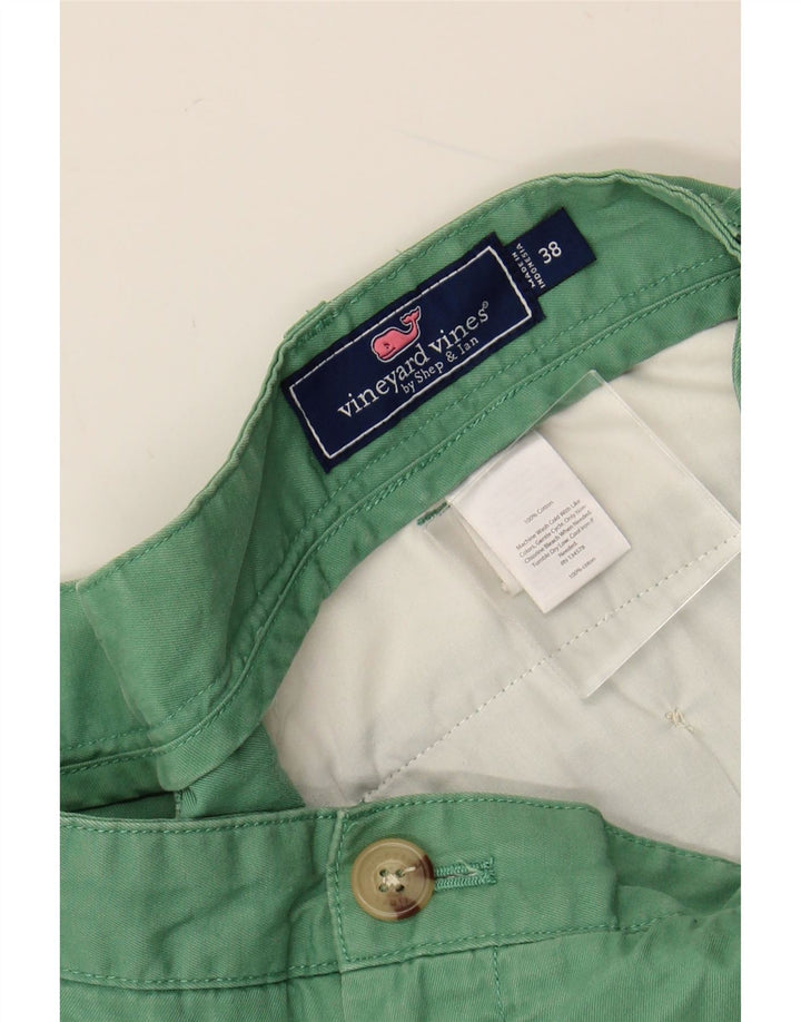 VINEYARD VINES Muške chino kratke hlače W38 XL Zeleni pamuk