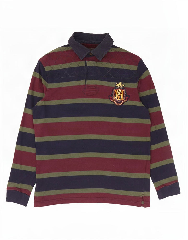 Marks & Spencer muška Blue Harbor polo majica za ragbi mala višebojna