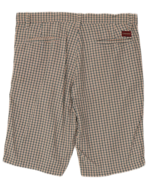 Carrera muške chino kratke hlače IT 50 Large W34, višebojni pamuk od ginghama