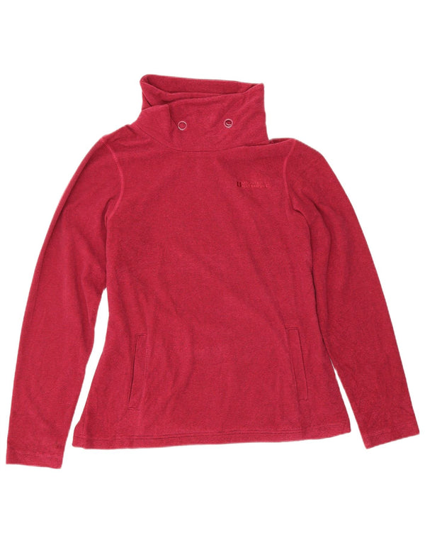Mountain Warehouse Ženski džemper od flisa UK 12 srednje crvene boje od poliestera