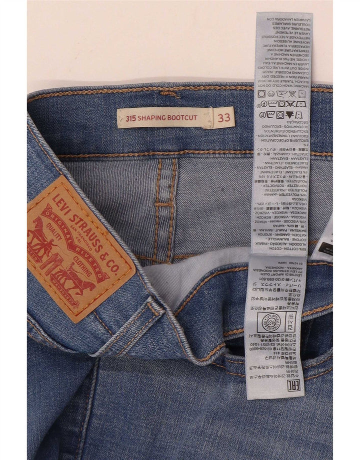 Levi's ženske 315 traperice s krojem za oblikovanje W33 L32 plavi pamuk