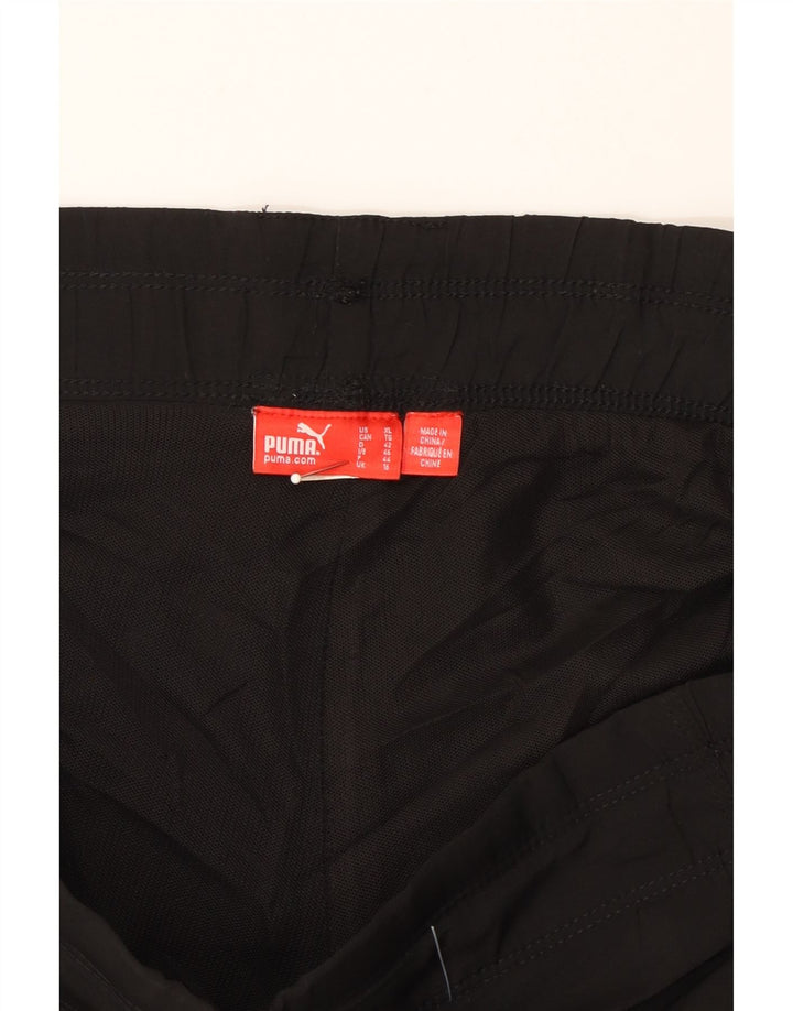 PUMA Womens Capri Tracksuit Trousers UK 16 Large Black Vintage Puma and Second-Hand Puma from Messina Hembry 