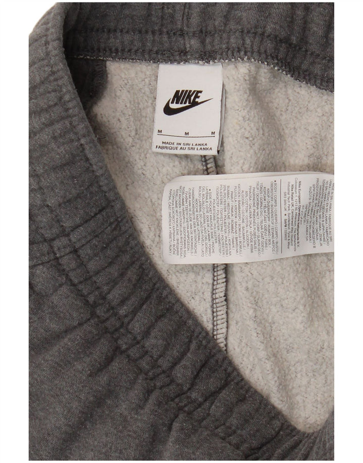 NIKE Mens Tracksuit Trousers Joggers Medium Grey Cotton