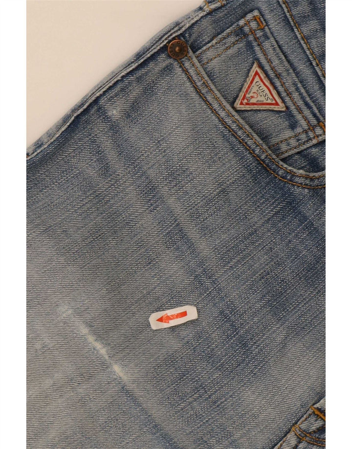 Guess muške ravne traperice W32 L29 plavi pamuk