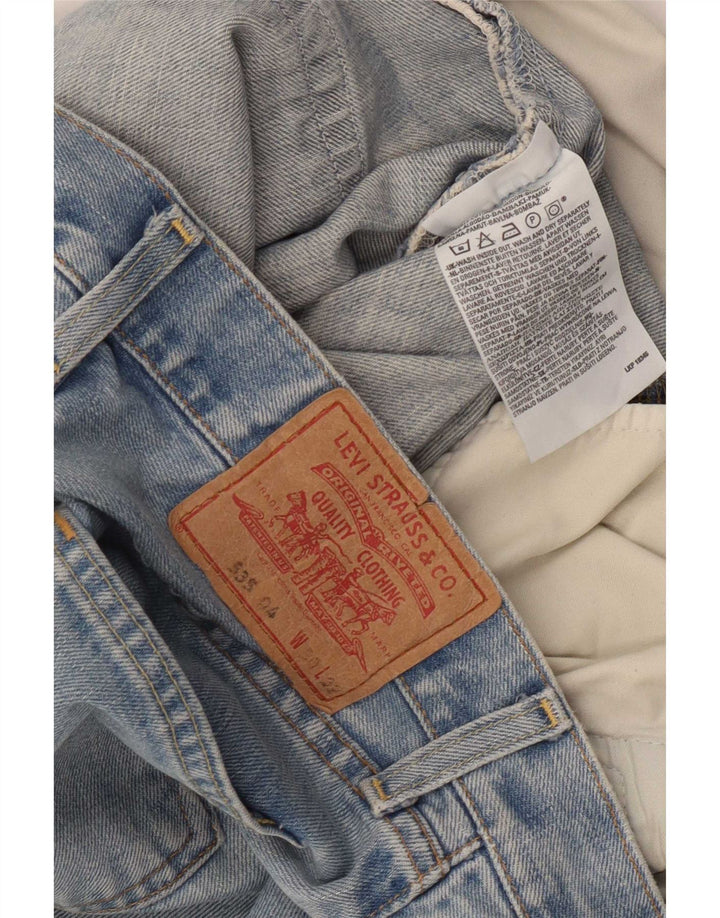 Levi's muške 535 Bootcut traperice W30 L32 plavi pamuk