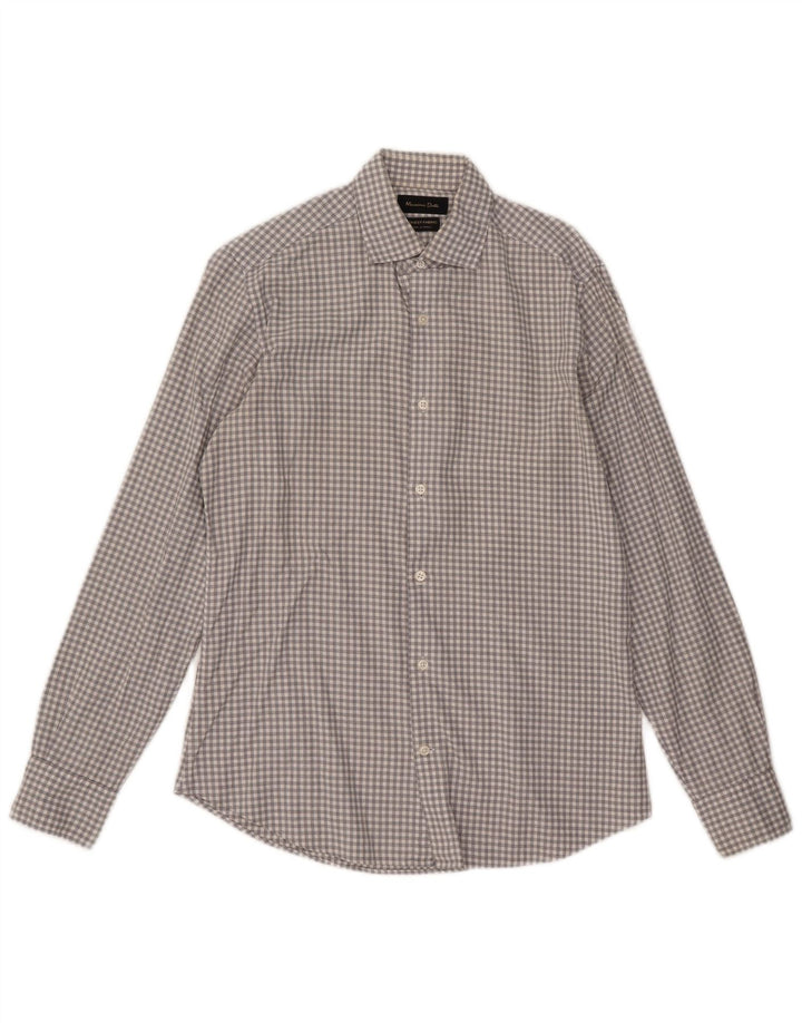 Massimo Dutti muška košulja mala siva gingham