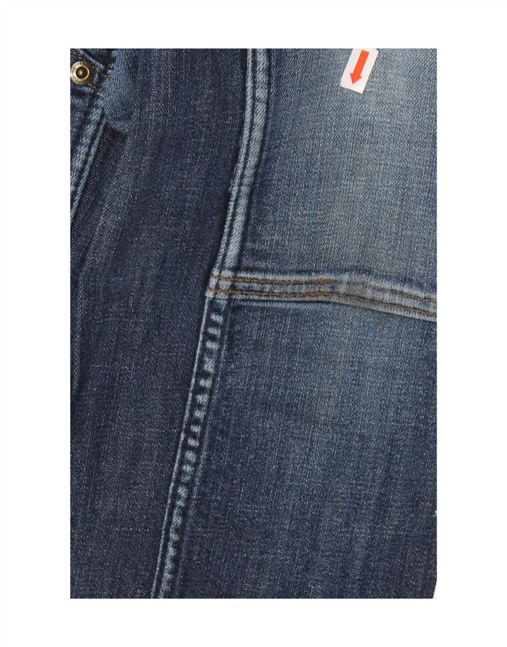 CARHARTT Womens Slim Cargo Straight Jeans US 4 Small W30 L28 Blue Cotton
