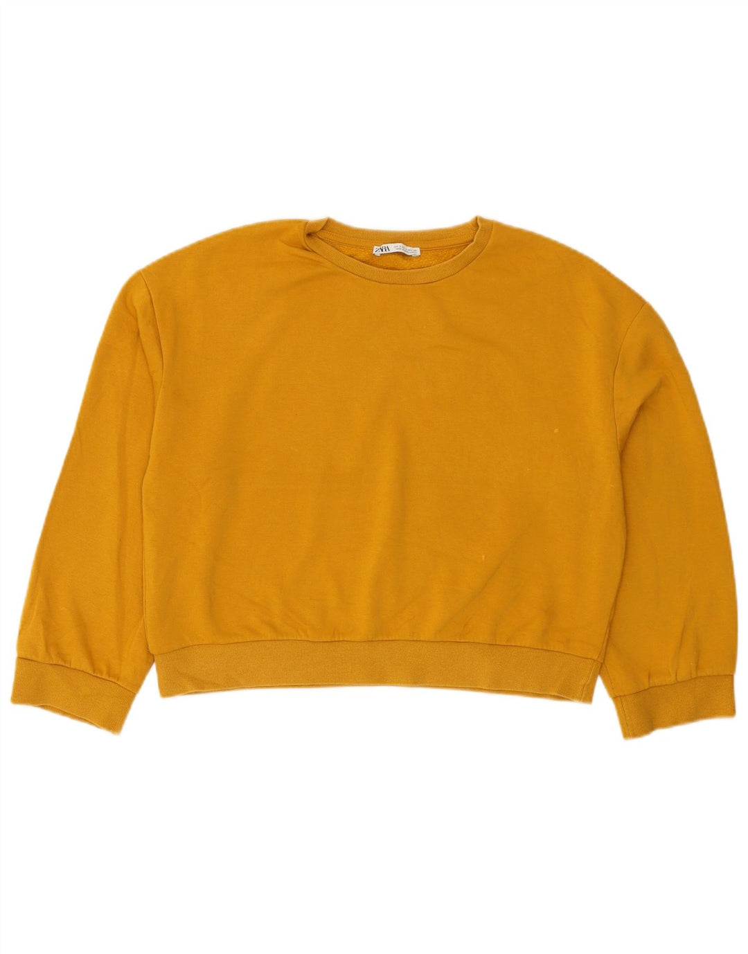 Zara ženski džemper prekomjerne majice UK 10 Small Yellow