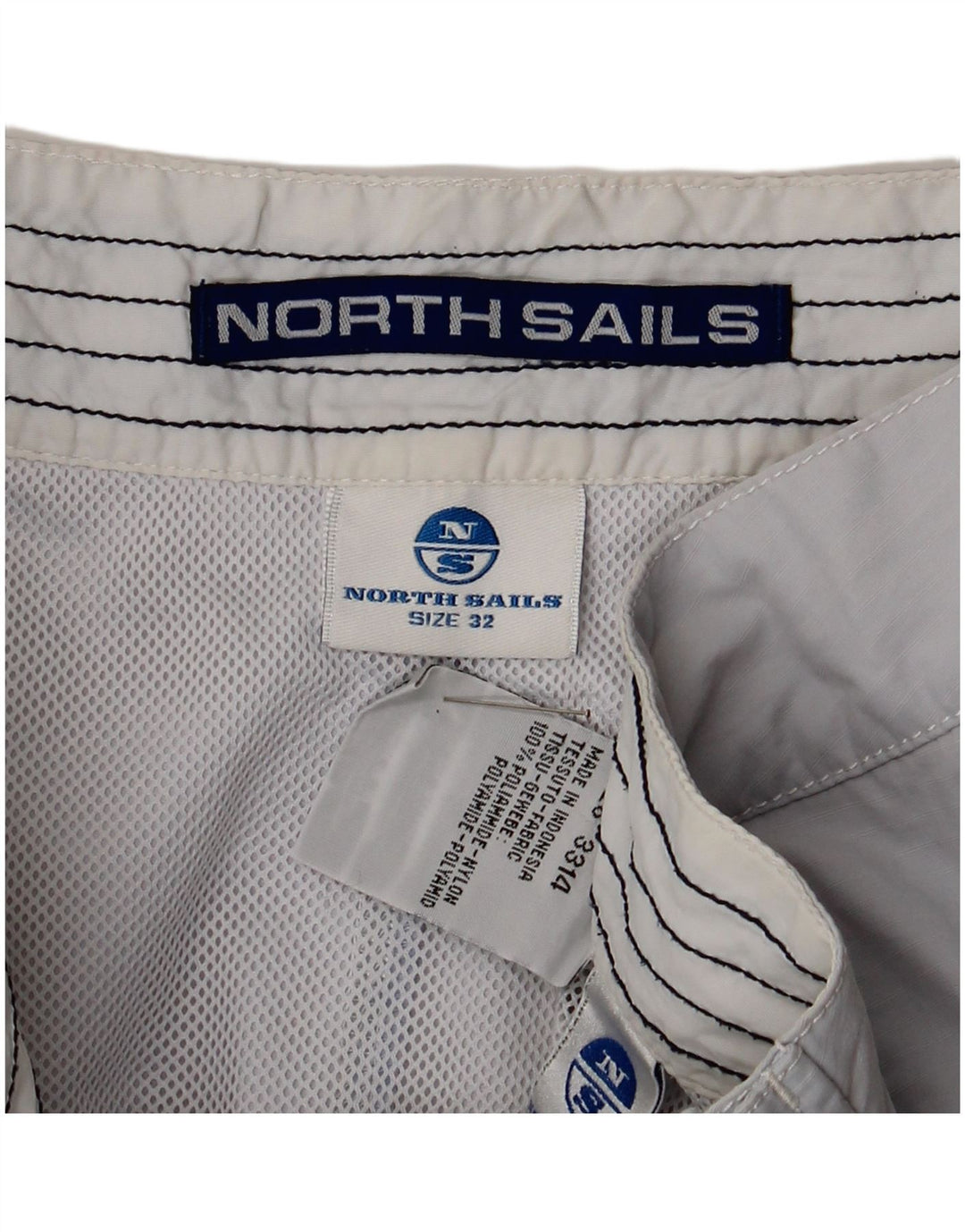 North Sails Muške kratke hlače za kupanje s grafičkim motivima, srednje sivi najlon
