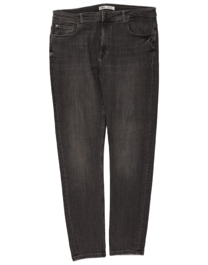 Zara muške uske traperice EU 44 Large W34 L31 sive