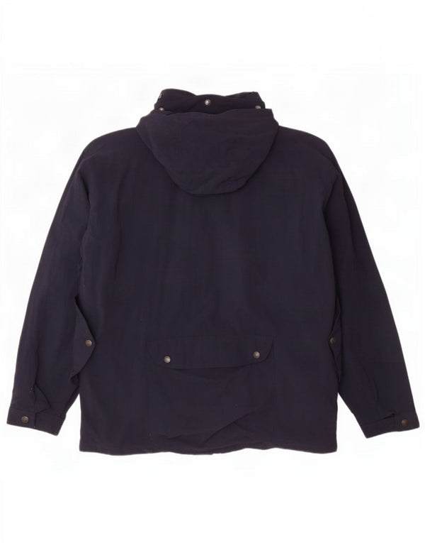 Trussardi muška pomoćna jakna s kapuljačom UK 42 XL tamnoplava
