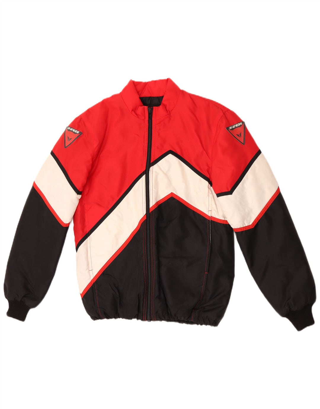 Dainese muška grafička trkačka jakna IT 42 XS Red Colourblock poliamid