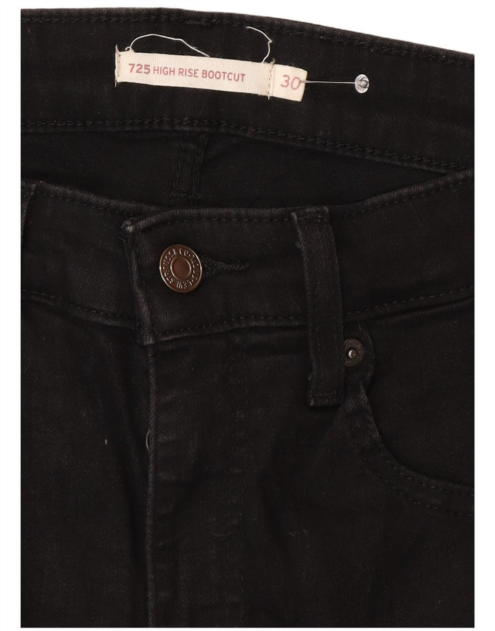 Levi's ženske 725 traperice visokog rasta W30 L32 crne