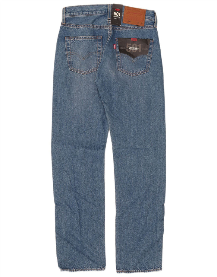 Levi's ženske ravne traperice 501 W26 L30 plavi pamuk