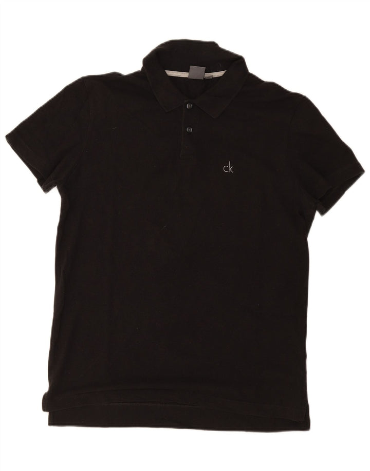 Calvin Klein muška polo majica IT 48 srednji crni pamuk