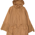 MASSIMO DUTTI Ženska parka jakna s kapuljačom UK 14 srednje bež pamuk
