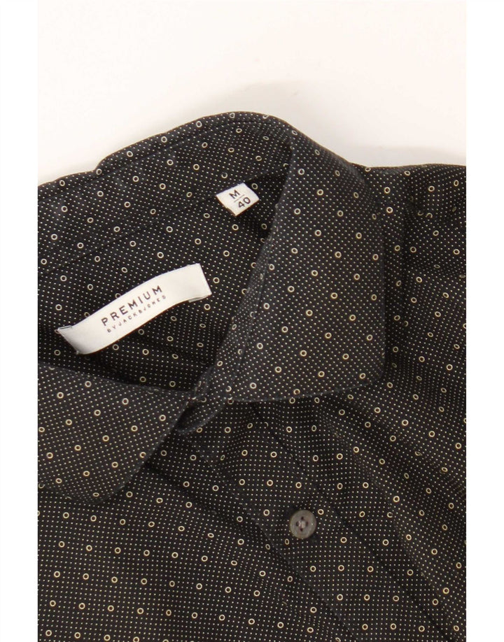 Jack & Jones muška košulja veličine 40 srednje crne točkice