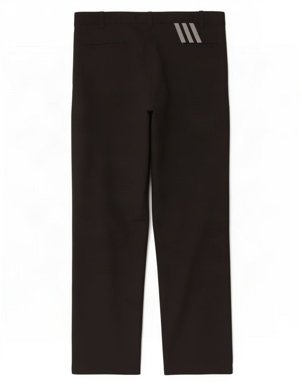 Adidas muške ravne chino hlače W38 L29 crni poliester