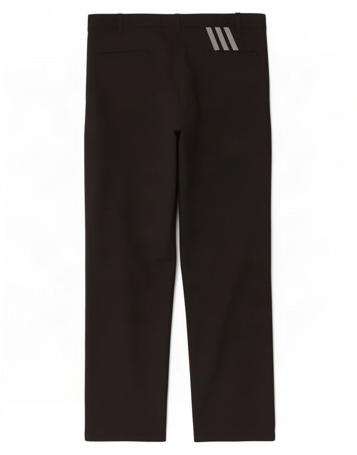 Adidas muške ravne chino hlače W38 L29 crni poliester