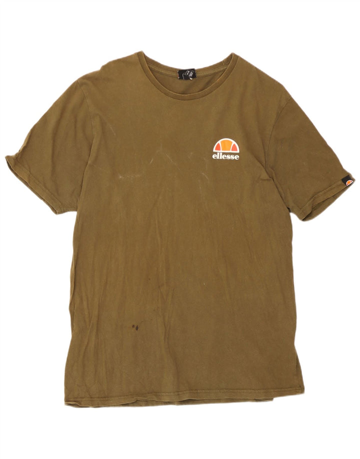 Ellesse Muška majica kratkih rukava XL kaki pamuk