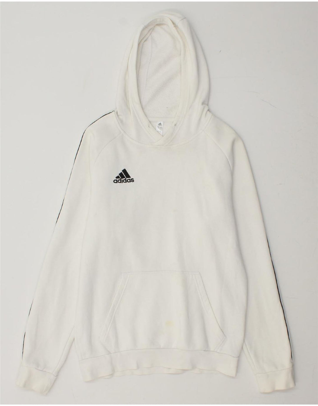 ADIDAS Muška majica s kapuljačom, mali bijeli pamuk