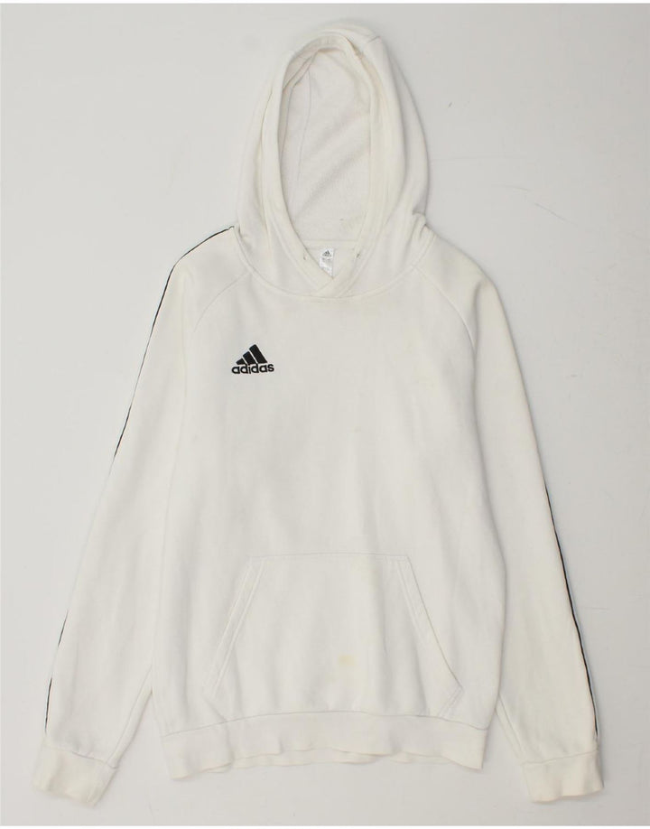 ADIDAS Muška majica s kapuljačom, mali bijeli pamuk