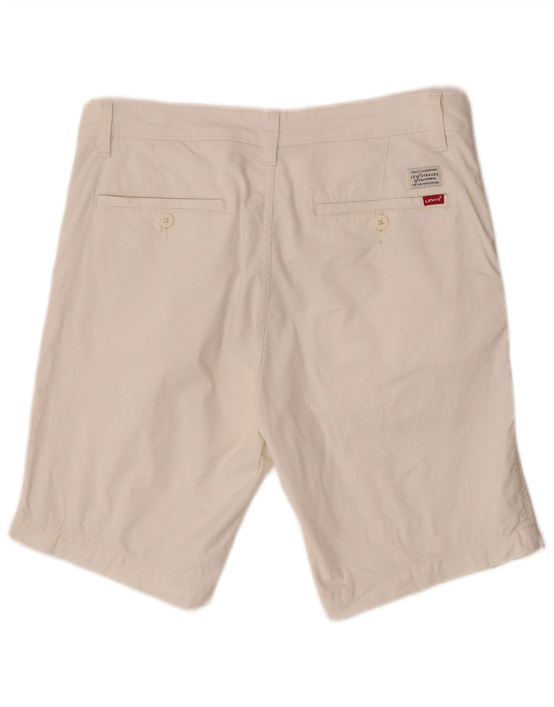 Levi's muške chino kratke hlače W32 Srednje bijeli pamuk