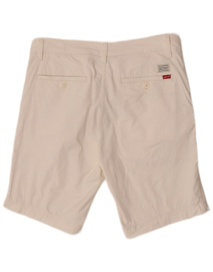 Levi's muške chino kratke hlače W32 Srednje bijeli pamuk