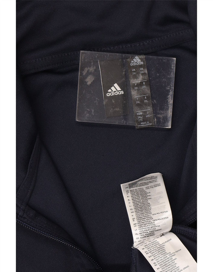 ADIDAS muška trenirka gornja jakna 2XL tamnoplavi poliester