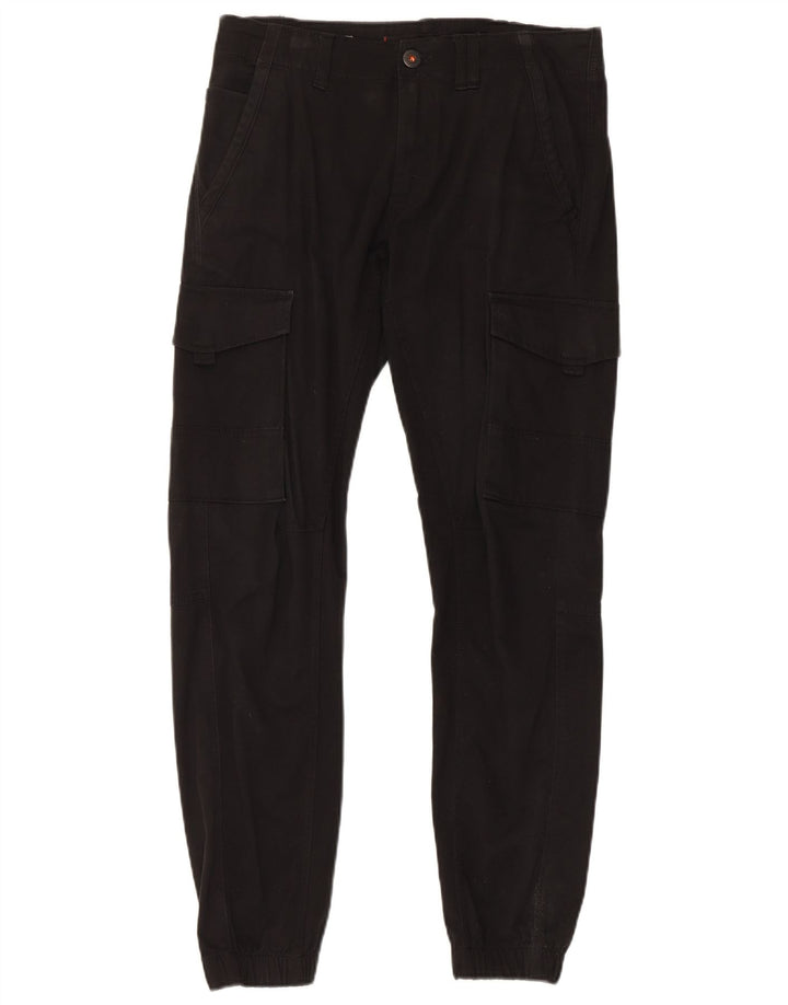 Jack & Jones muške kargo hlače za trčanje W30 L32 crne