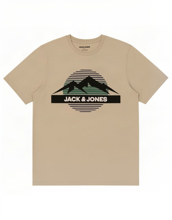 Jack & Jones muška majica kratkih rukava s grafičkim motivima, srednji pamuk