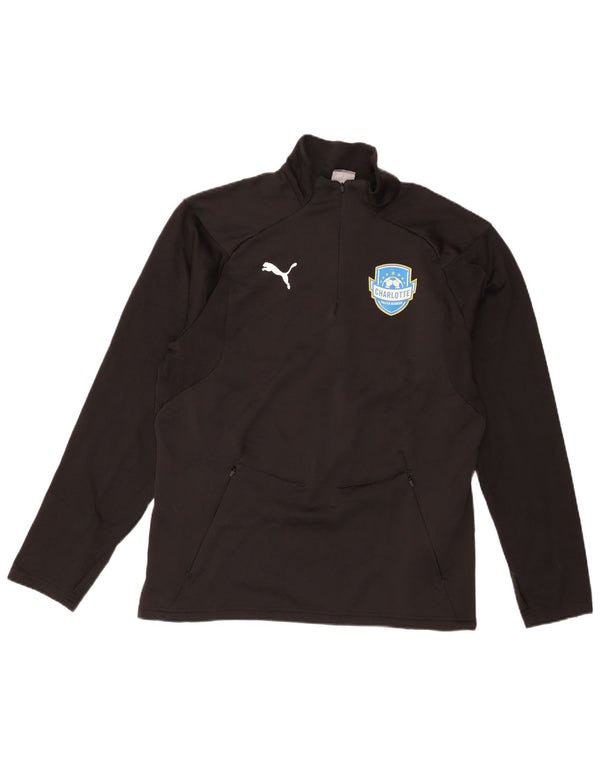 Puma muška majica Charlotte Soccer Academy Graphic Sweatshirt Large Black