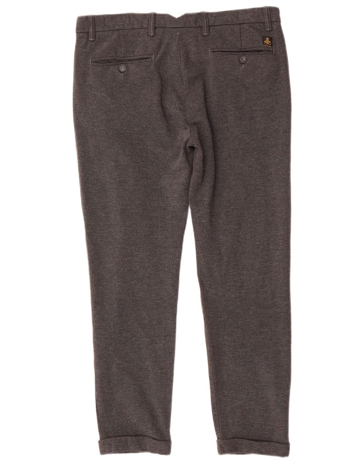 Refrigiwear muške uske chino hlače W32 L28 sivi poliamid