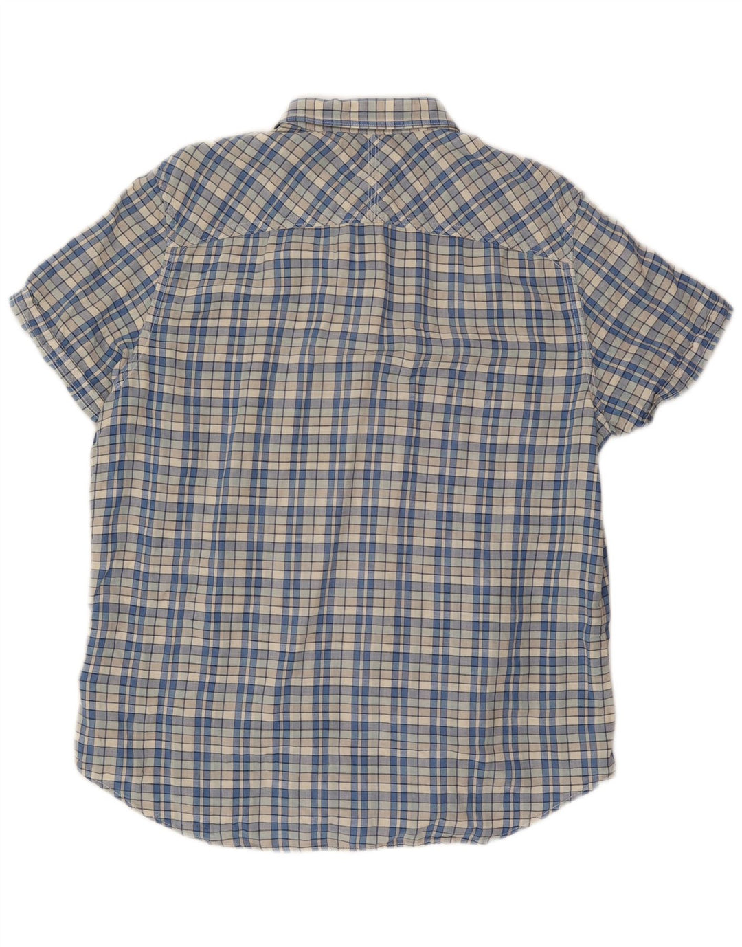 Timberland muška Earthkeepers uska majica kratkih rukava 2XL plava karirana