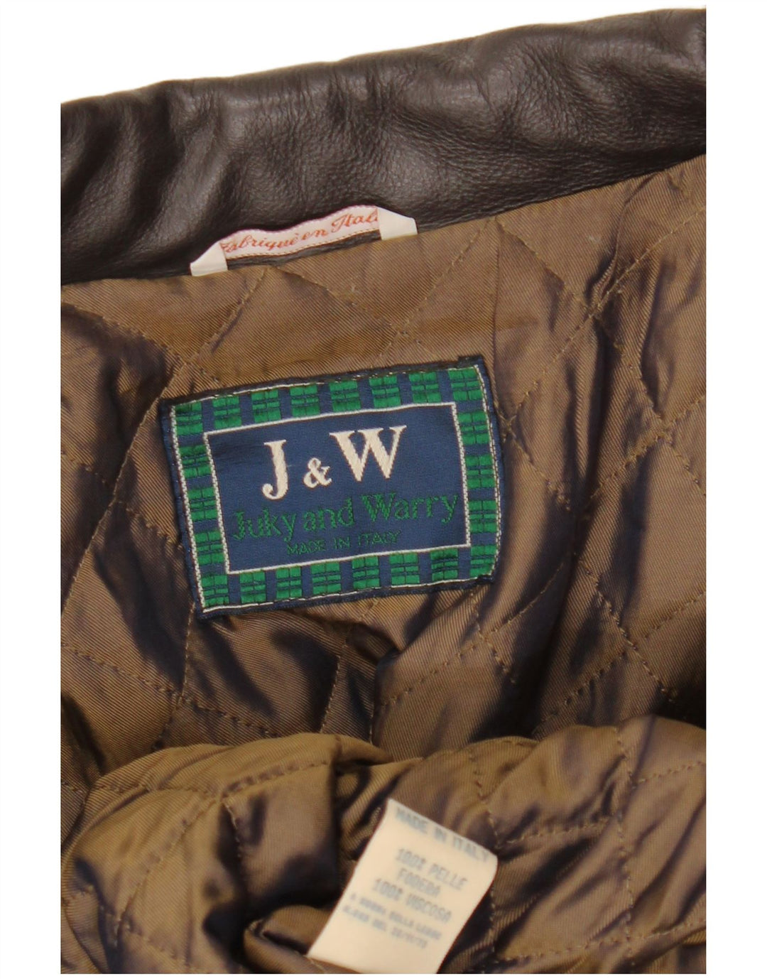 Vintage ženska kožna jakna UK 18 XL smeđa koža