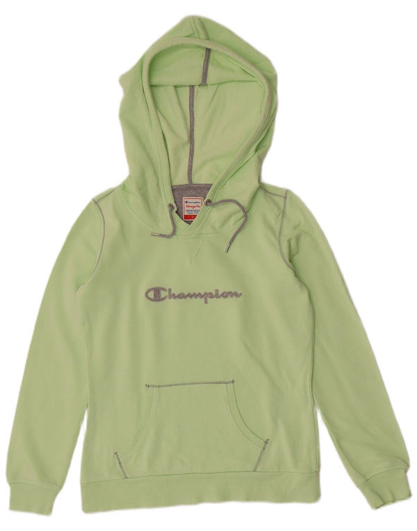Champion ženska majica s kapuljačom Heritage Fit Graphic UK 10 Mali zeleni pamuk