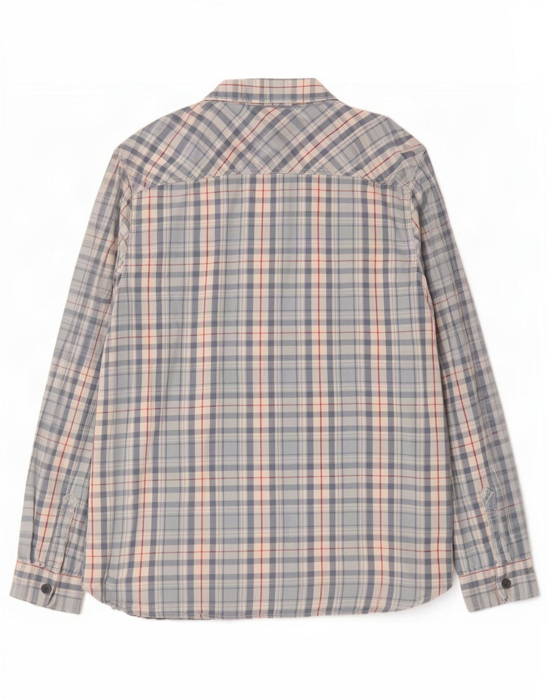Muška flanelska košulja Weird Fish 2XL plavi karirani pamuk