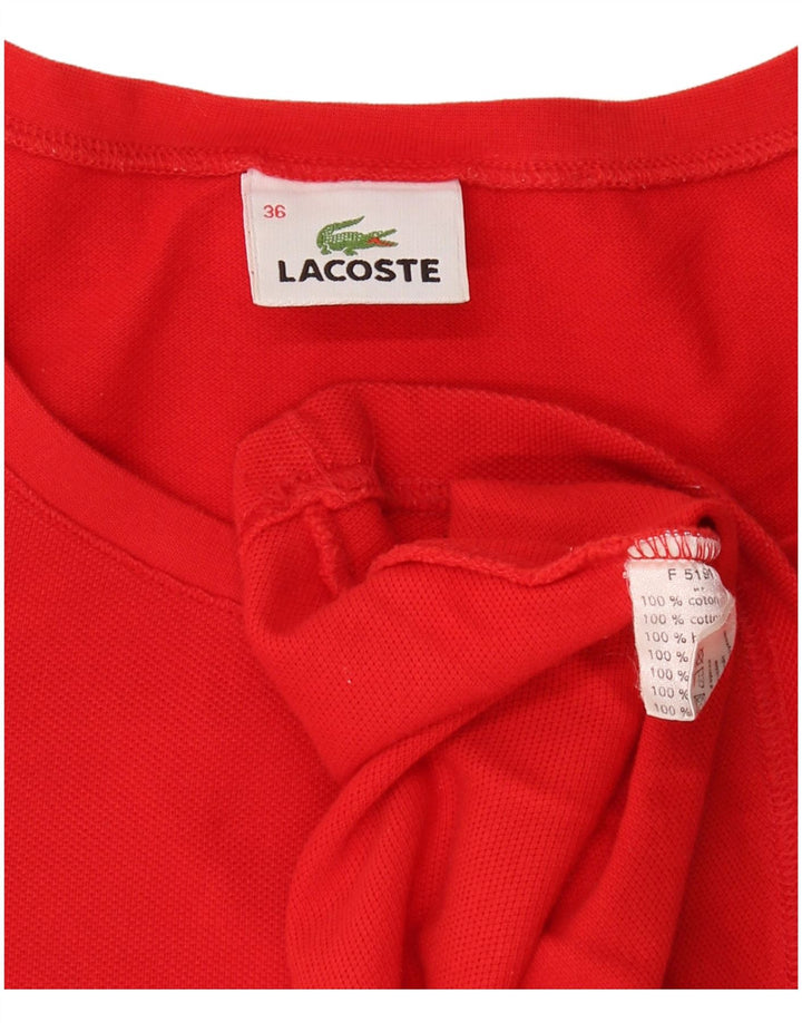 LACOSTE Ženska majica kratkih rukava Veličina 36 Mali crveni pamuk