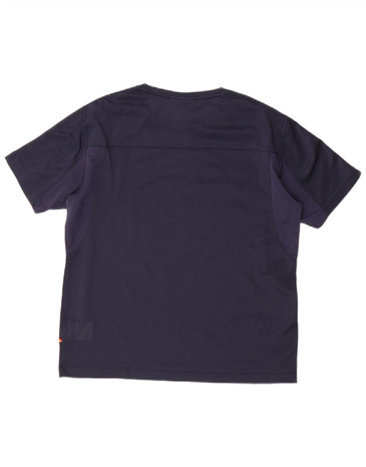 ELLESSE Majica kratkih rukava za dječake 13-14 godina tamnoplavi poliester