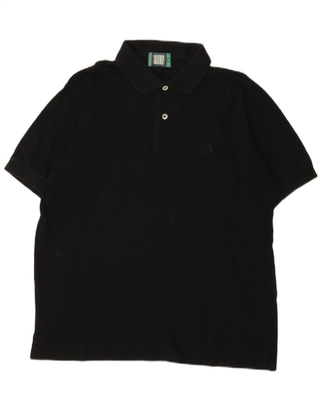Sergio Tacchini muška polo majica IT 48 srednji crni pamuk