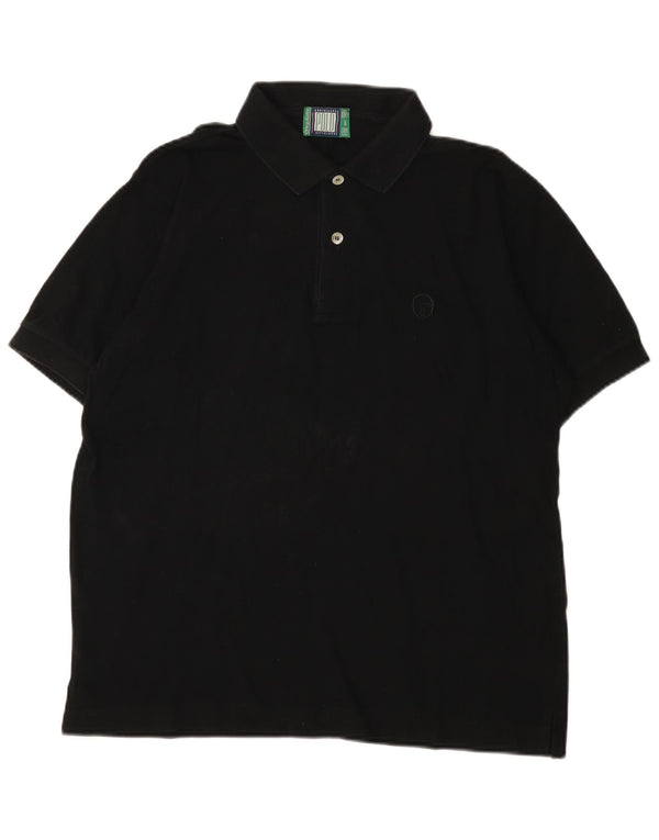 Sergio Tacchini muška polo majica IT 48 srednji crni pamuk