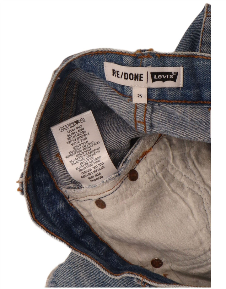 Levi's ženske traper kratke hlače W25 XS plavi pamuk