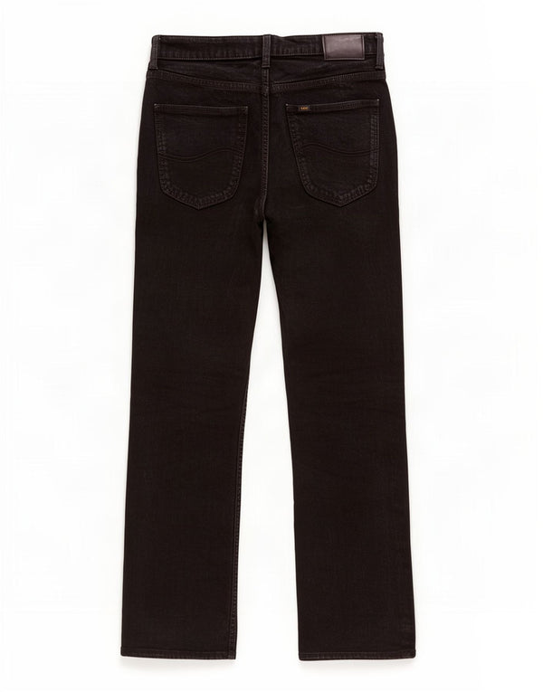 Lee Mens Brooklyn Straight Jeans Veličina 33 W33 L34 Crni pamuk