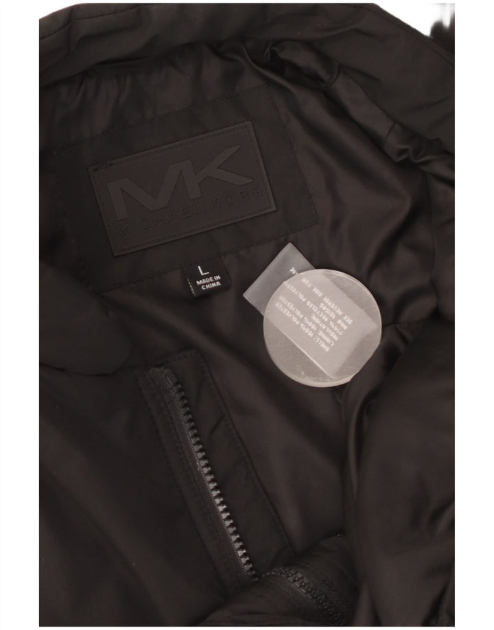 Michael Kors muška vjetrovka bez rukava jakna UK 40 velika crna poliester