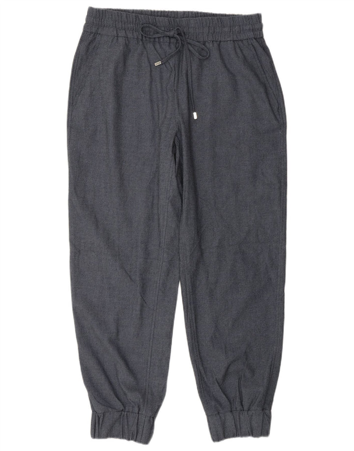 Zara ženske joggers ležerne hlače srednje veličine W28 L26 plavi poliester