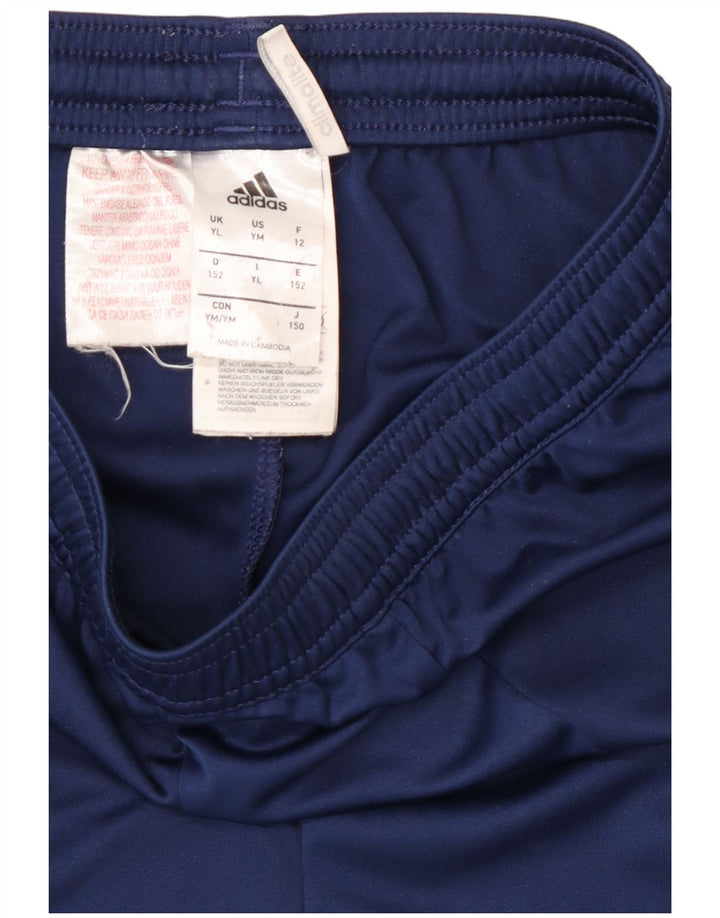 Sportske kratke hlače ADIDAS Climalite za dječake 11-12 godina velike tamnoplave